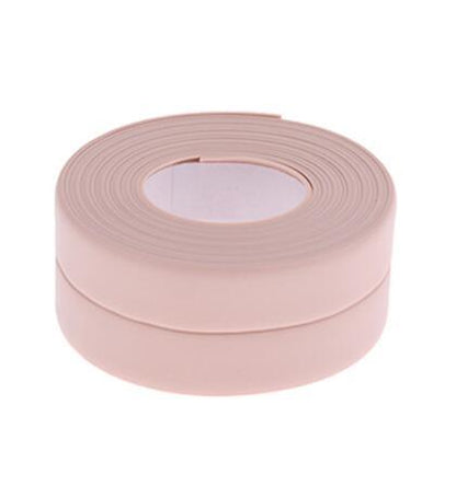 Bathroom Sealing Strip Tape - White PVC Self-Adhesive Waterproof Wall Sticker