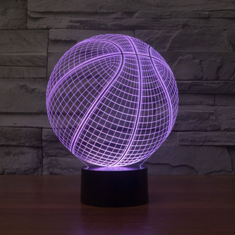 Basketball 3D Illusion Lamp