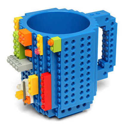 Tasse de puzzle de bloc de bricolage