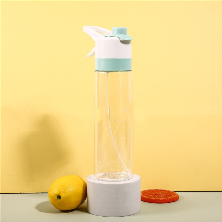 Bouteille d'eau pulvérisée pour filles, Sport de plein air, Fitness, tasse d'eau, bouteille de pulvérisation de grande capacité, bouteilles de voyage, Gadgets de cuisine