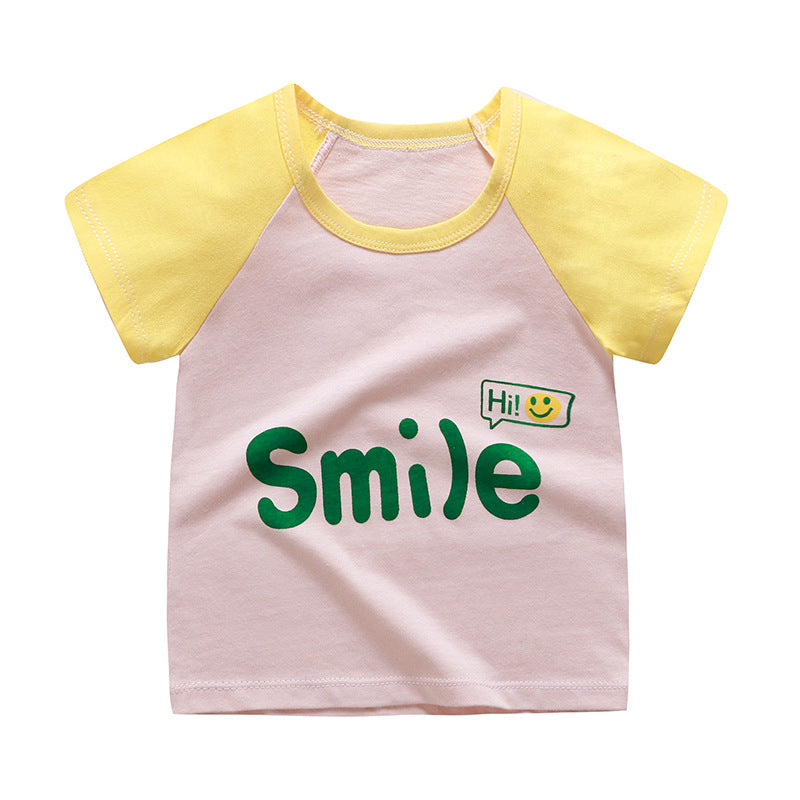 cotton children t-shirt short sleeve