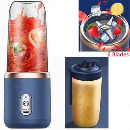 Electric Juice Maker Portable Blender Smoothie Mini Juicer Fruktmaskin 400ml