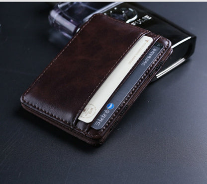 Creative Wallet Card Bag Coin Mini Purse Men