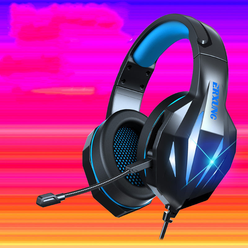 Headset Gaming Headset med lysande trådbundet gamingheadset