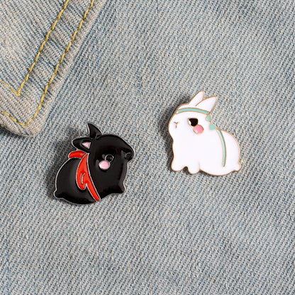 Broche lapin de dessin animé