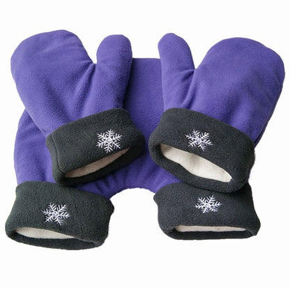 Couple Lovers Gloves Polar Fleece Sweethearts Thicken Winter Warm Foder Handske Julklapp Lovers Vantar