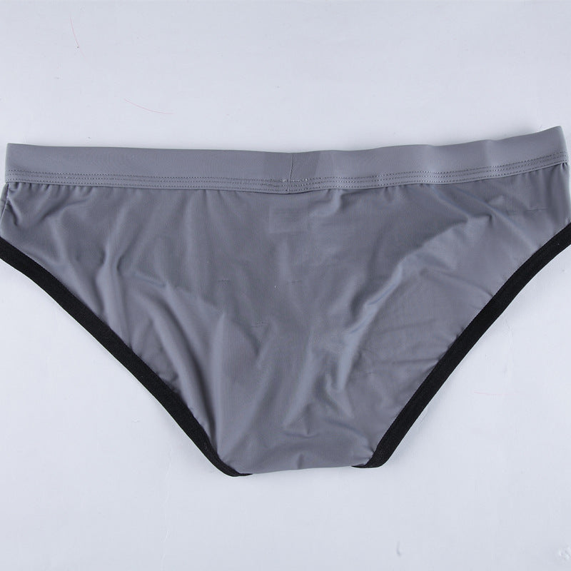 Men's Underwear Thin Ice Silk Bazooka Briefs