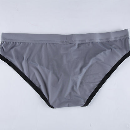 Men's Underwear Thin Ice Silk Bazooka Briefs