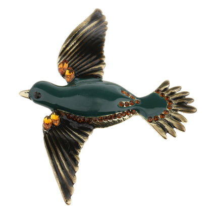 Hot-selling in Europe and America, retro and exaggerated personality, bird brooch, animal brooch, brooch, brooch