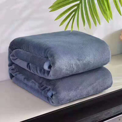 Flanellfilt korall filt