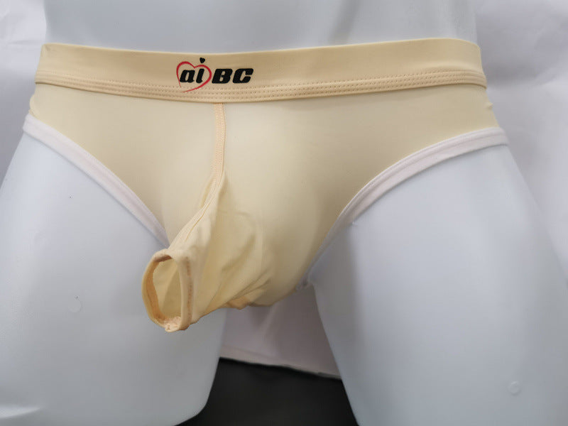Men's Underwear Thin Ice Silk Bazooka Briefs