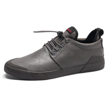 Fashion men shoes lace-up leather casual shoes