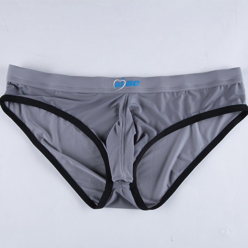 Men's Underwear Thin Ice Silk Bazooka Briefs