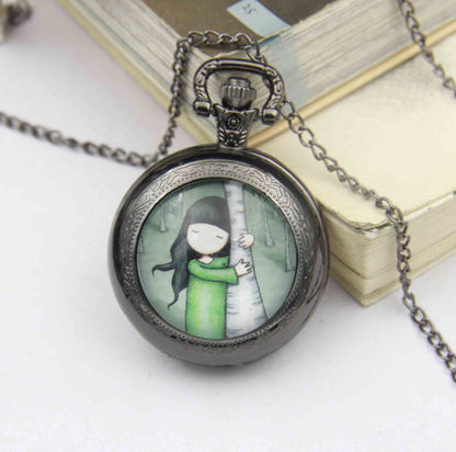 Angel Pocket Watch Watch Girl Pocket Watch