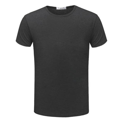 Mens Short Sleeve O-neck Slim T Shirt