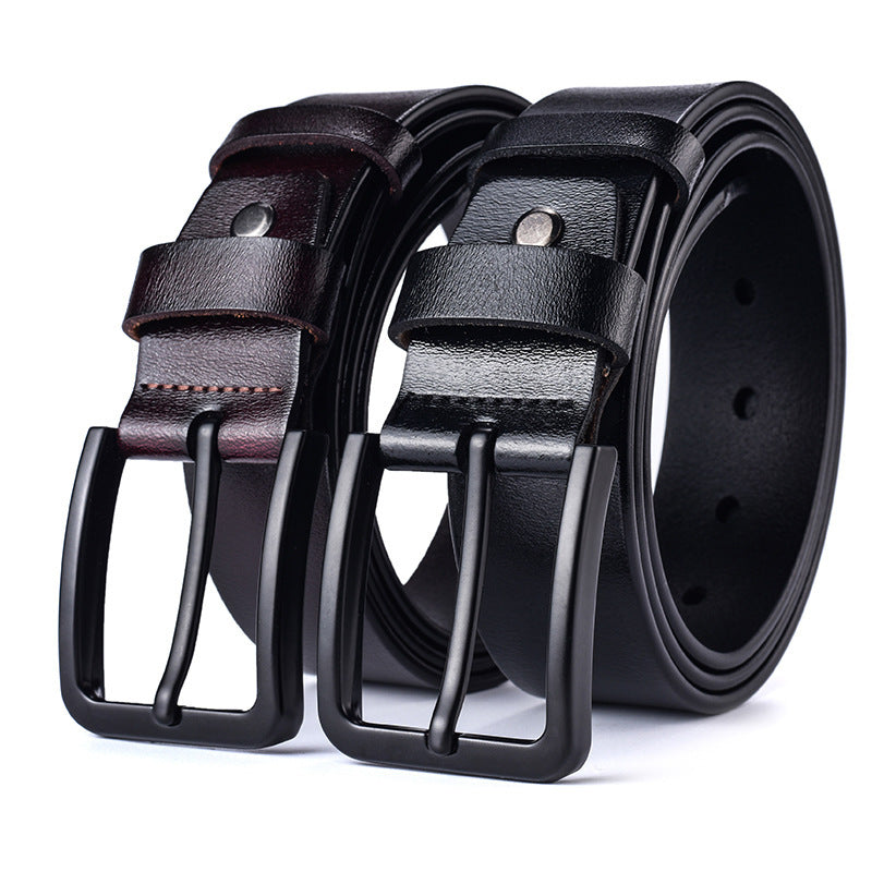 Direct selling men's leather leather belt casual belt