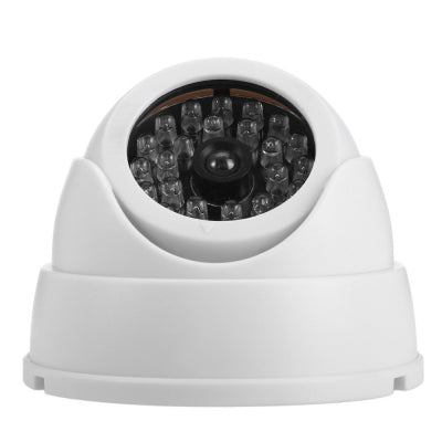 Caméra Fisheye de sécurité de surveillance factice réaliste avec lumière LED clignotante