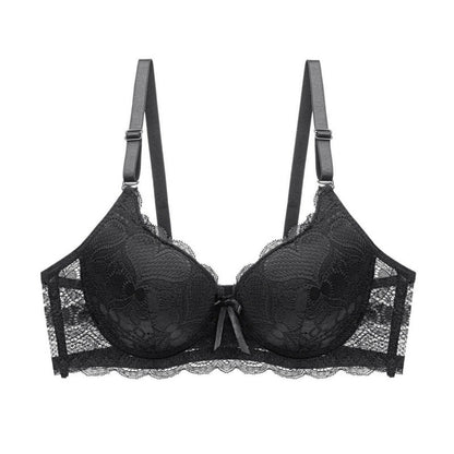 Lace Hollow Massage Push Up Bras Underwear For Women