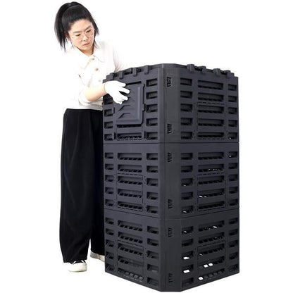 Garden Compost Bin Made From Recycled Plastic - 132 Gallons