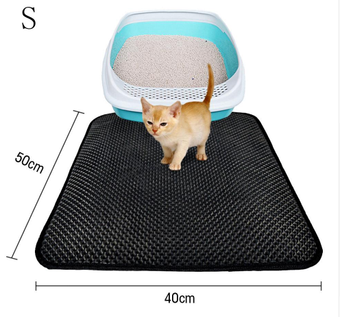 Double couche litière pour chat coussinets pour animaux de compagnie chat litière tapis piégeage animaux litière tapis produit pour animaux de compagnie lit pour chats maison propre tapis