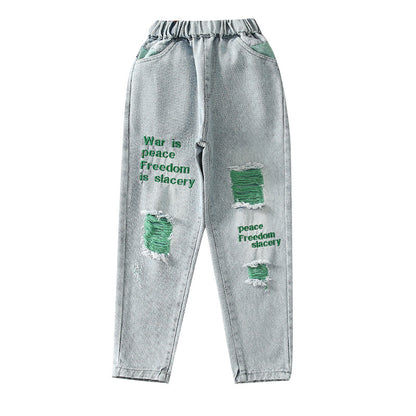 Pantalons de mendiant pour enfants amples au printemps