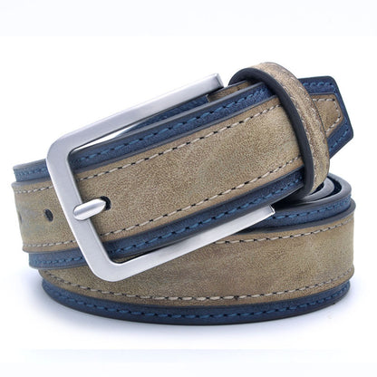 Men's Fashion Casual PU Belt - Denim Optimized