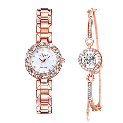 Montres-ensemble Bracelet horloge Bracelet montre-Bracelet Quartz femmes mode dames marque de luxe