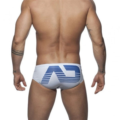 Printed swimsuit briefs