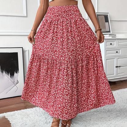 Professional Elegant Suede Fringe Rivet Short Skirt - Polyester Elastane (90%/10%, Brown, S-XL)