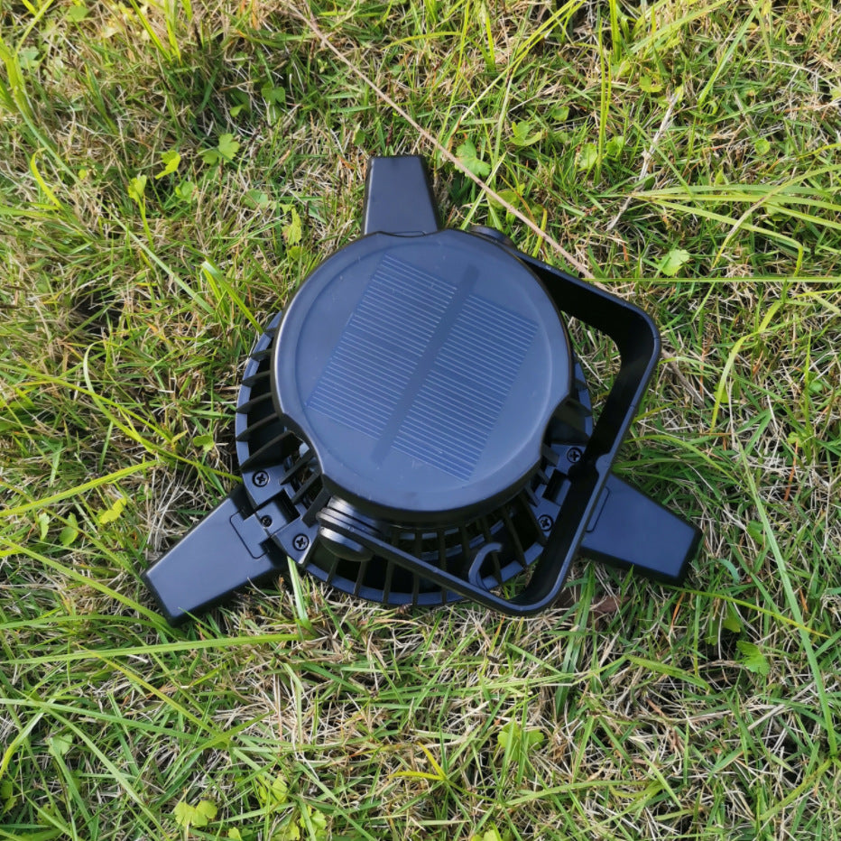 Utomhus Solar Camping Light med Vind