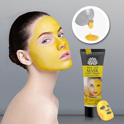 Masque peel-off au collagène doré