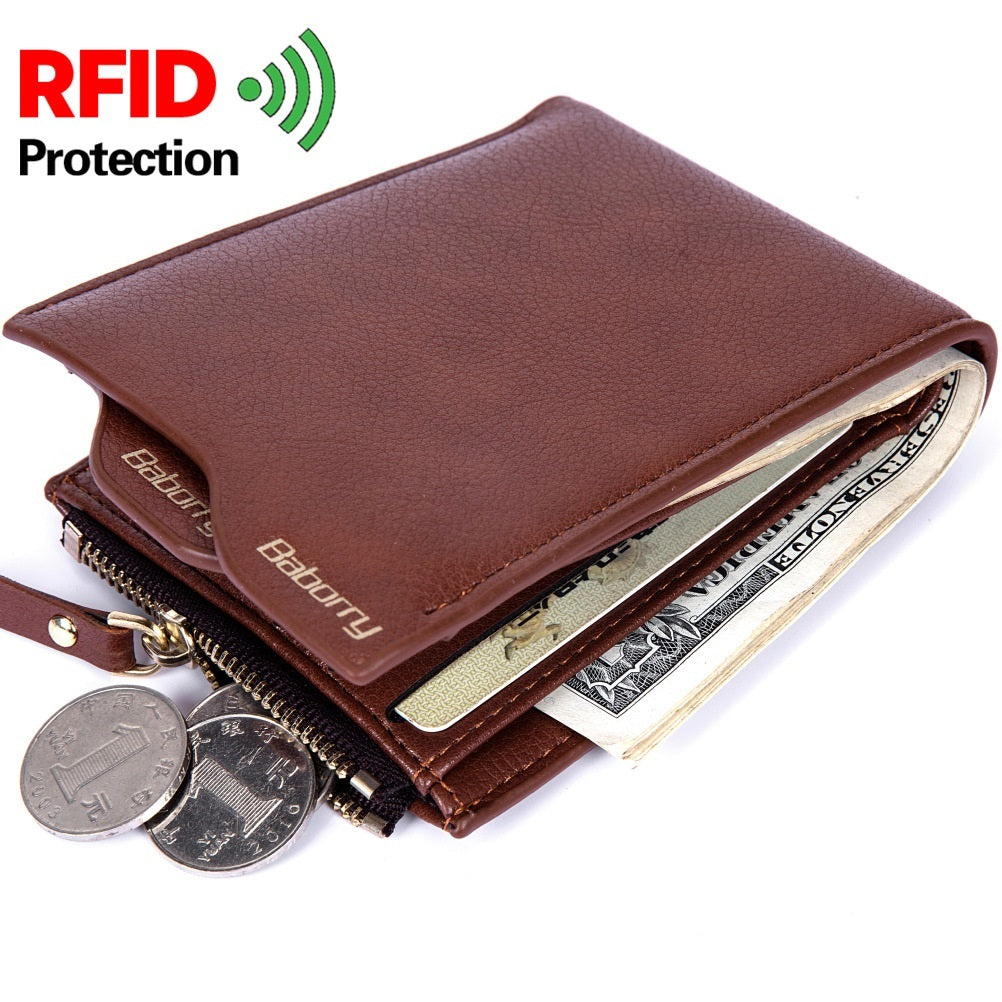 RFID men's new wallet