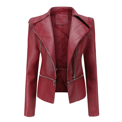 Veste de moto en cuir