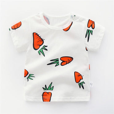 T-shirts en coton pour bébés et enfants