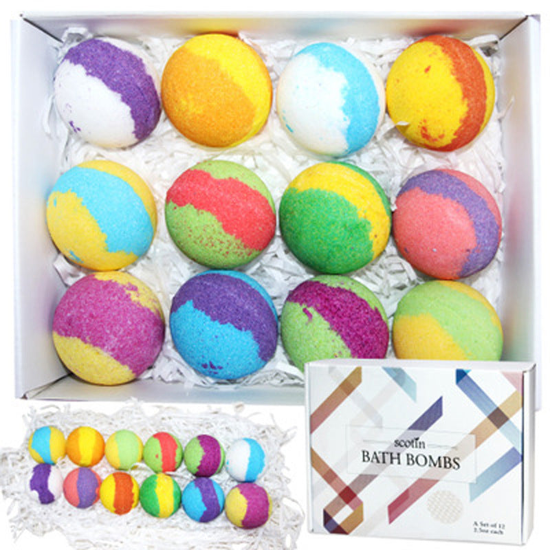 Bath Bombs Ball Explosion Salt Ball presentförpackning