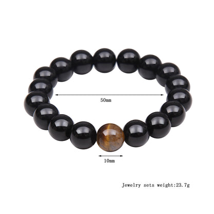 Tiger eye bracelet natural stone bracelet