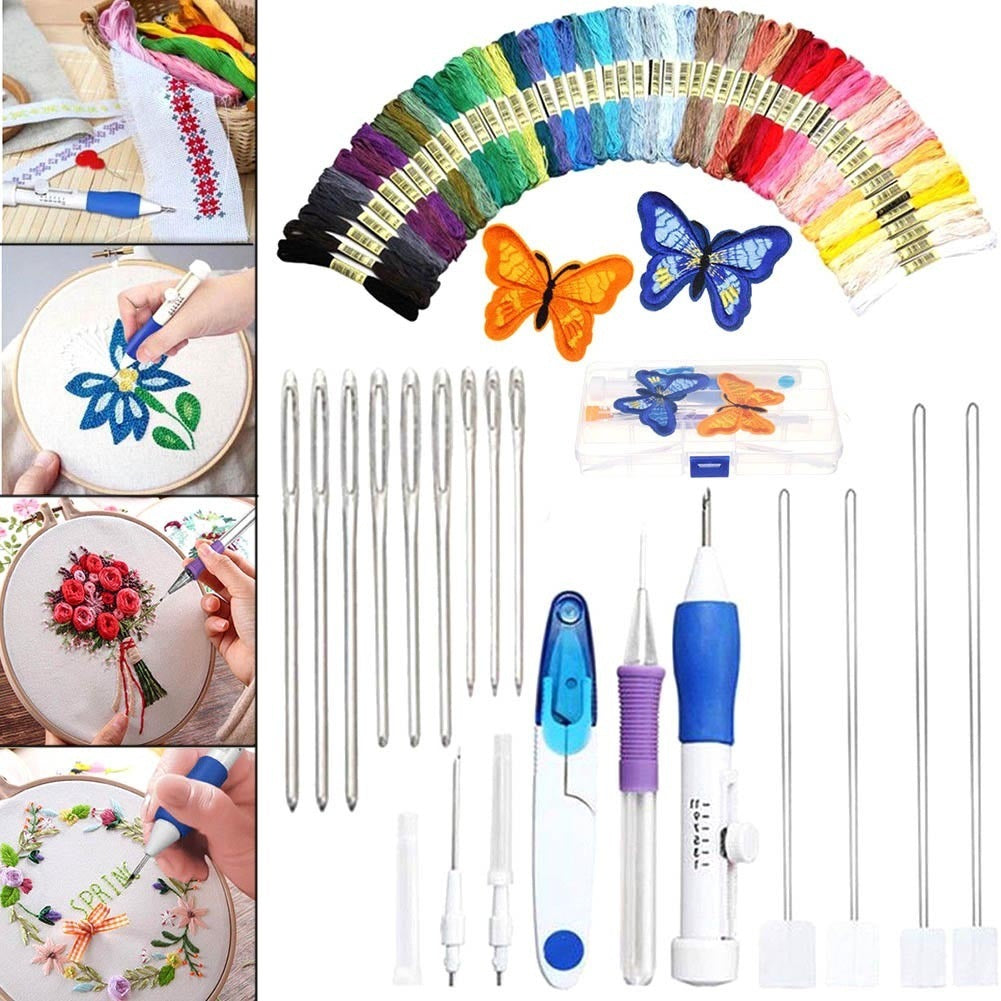 DIY Embroidery Set + 50 Threads