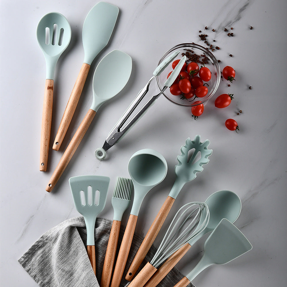 Ensemble de cuisine avec spatule antiadhésive, 11 pièces