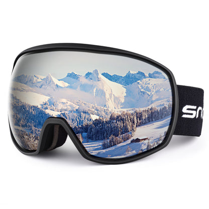 Nouvelles lunettes de ski anti-buée double couche, lunettes de ski d'alpinisme, lunettes de neige pour hommes et femmes carte myopie