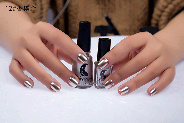 Stainless Steel Color Mirror Silver Nail Polish