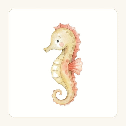 Sjöhäst – transparent PNG-motiv (clipart)