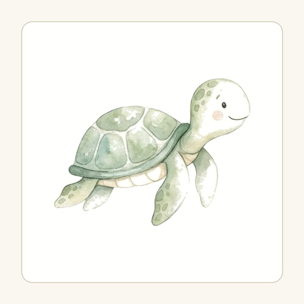 Havssköldpadda – transparent PNG-motiv (clipart)