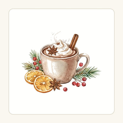 Varm choklad – transparent PNG-motiv (clipart)