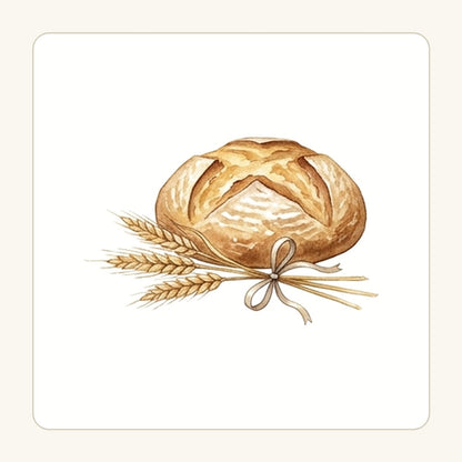 Surdegsbröd – transparent PNG-motiv (clipart)