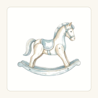 Gunghäst – transparent PNG-motiv (clipart)