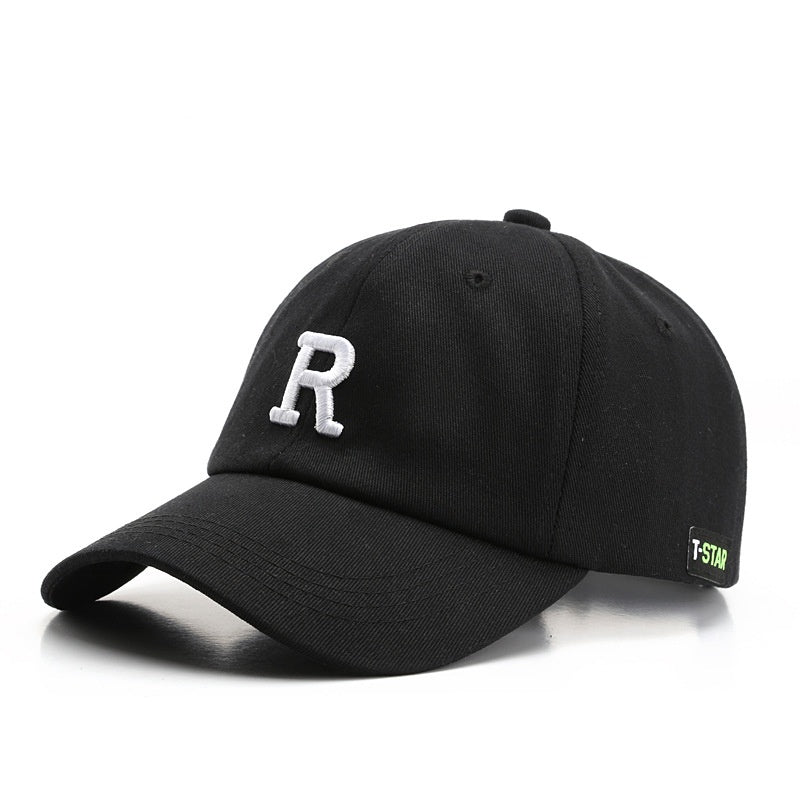 Justerbar keps Letter R Broderi unisex baseballkeps