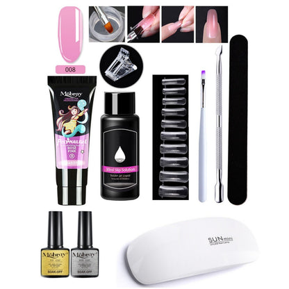 7-delad Nail Art Crystal Extender Set