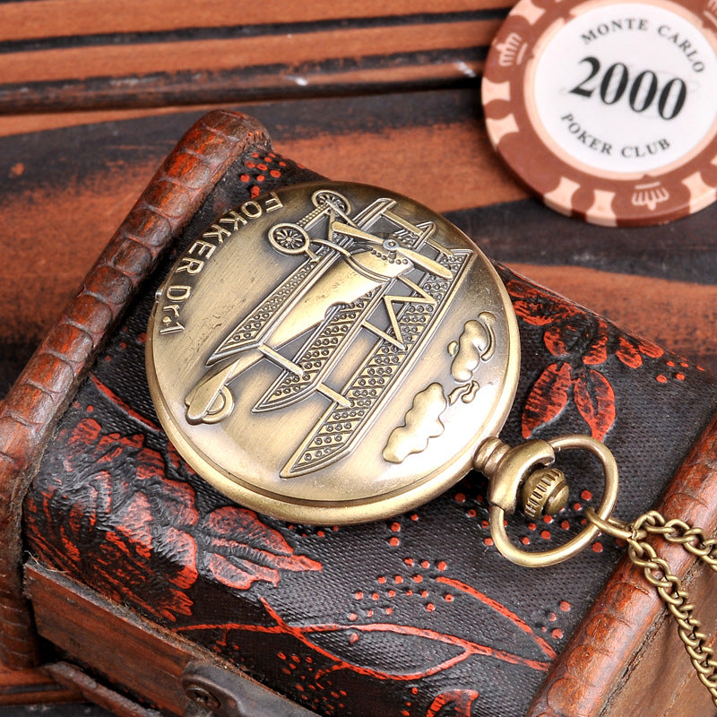 Alloy Quartz Pocket Watch Round