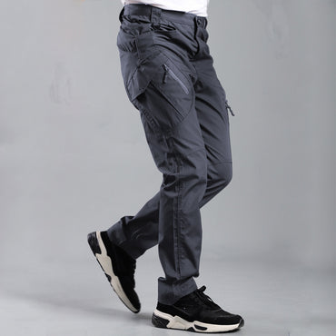 Loose Multi-pocket Pants Overalls Multi-pocket Outdoor Military Fans