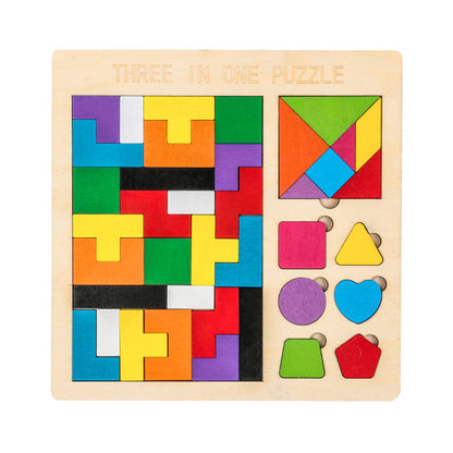 Wooden Jigsaw Puzzle For Children Variety Puzzles Early Education Toys